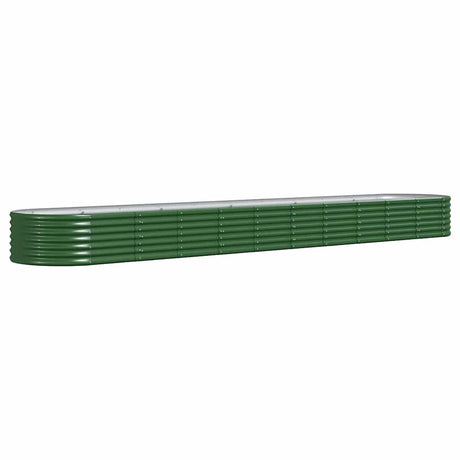 Vidaxx Pflanzgefäß 440x80x36 cm verzinkter Stahl grün