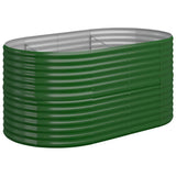 VIDAXL -Planungsbox 152x80x68 cm Pulver -Stahlgrün