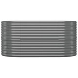 VIDAXL -Planungsbox 152x80x68 cm Pulver -Stahl grau