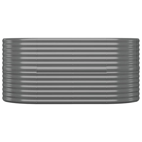 VIDAXL -Planungsbox 152x80x68 cm Pulver -Stahl grau