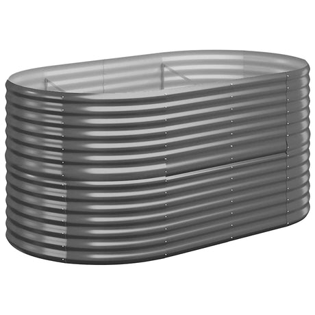 Vidaxx Pflanzgefäß 152x80x68 cm verzinkter Stahl Anthrazit