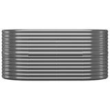 VIDAXL -Planungsbox 152x80x68 cm Pulver -beschichteter Stahl -Anthrazit -Verschärfen