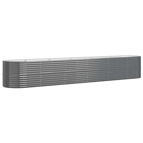 VIDAXL -Planungsbox 440x80x68 cm Pulver -beschichteter Stahl -Anthrazit -Verschärfen