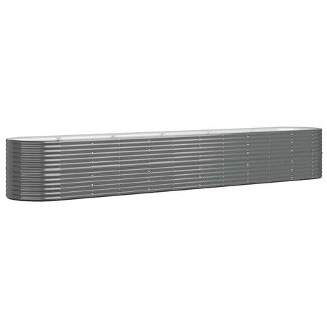 Vidaxx Pflanzgefäß 440x80x68 cm verzinkter Stahl Anthrazit