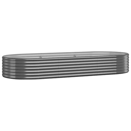 VIDAXL -Planungsbox 249x100x36 cm Pulver -beschichteter Stahl -Anthrazit -Verschärfen