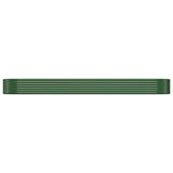 Vidaxl plantenbak 396x100x36 cm gegalvaniseerd staal groen