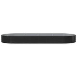 VIDAXL -Planungsbox 373x140x36 cm Pulver -beschichteter Stahl -Anthrazit -Gelenk