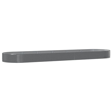 VIDAXL -Planungsbox 523x140x36 cm Pulver -Stahlgrau grau