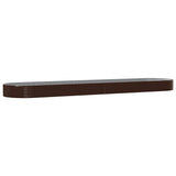 Vidaxl plantenbak 600x140x36 cm gegalvaniseerd staal bruin