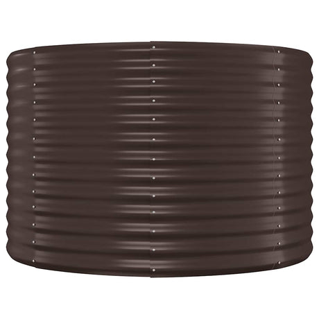 VIDAXL -Planungsbox 100x100x68 cm Pulver -Stahlbraun
