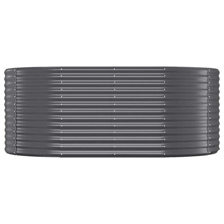VIDAXL -Planungsbox 175x100x68 cm Pulver -beschichteter Stahl -Anthrazit -Verschärfen