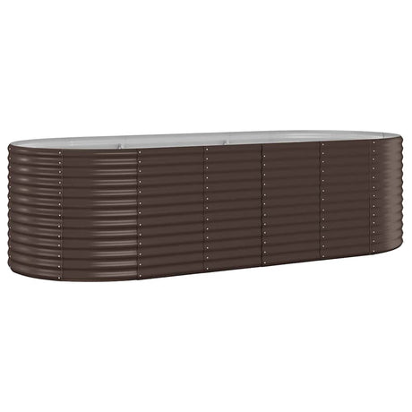 Vidaxx Pflanzgefäß 249x100x68 cm verzinkter Stahl braun
