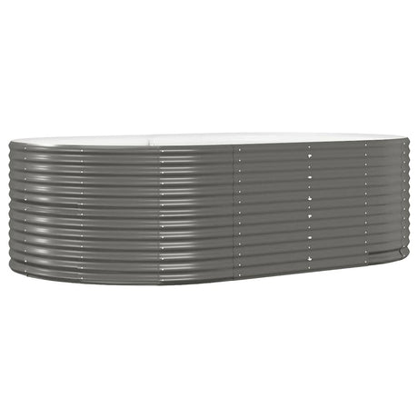 VIDAXL -Planungsbox 212x140x68 cm Pulver -Stahlgrau grau