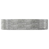 VIDAXL -Planungsbox 291x140x68 cm Pulver -beschichteter Stahl Silber gefärbt