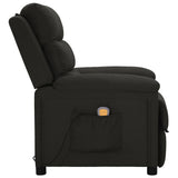 Vidaxl massagestoel stof zwart