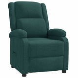 Vidaxl fauteuil verstelbaar stof donkergroen
