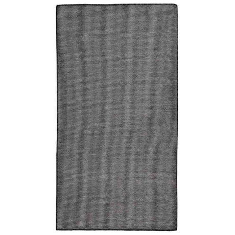 Vidaxl Außen Teppich flach gewebt 80x150 cm Grau