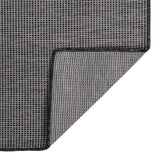 Vidaxl außerhalb des Teppichs flach gewebt 80x250 cm Grau