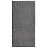Vidaxl außerhalb des Teppichs flach gewebt 100x200 cm Grau