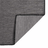 Vidaxl außerhalb des Teppichs flach gewebt 160 x 230 cm Grau