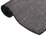 Vidaxl Außen Teppich flach -200x280 cm Grau