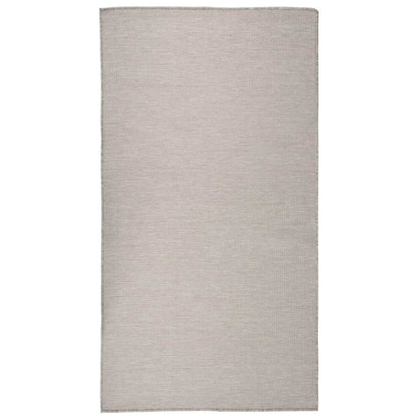 Vidaxl außerhalb des Teppichs flach gewebt 80x150 cm Taupe