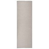 Vidaxx Outdoor-Teppich flach gewebt 80x250 cm hellgrau