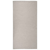 Vidaxx Outdoor-Teppich flach gewebt 100x200 cm hellgrau