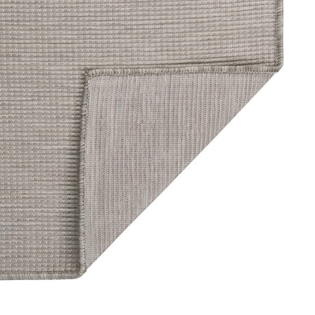 Vidaxx Outdoor-Teppich flach gewebt 100x200 cm hellgrau