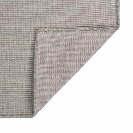 Vidaxx Outdoor-Teppich flach gewebt 120x170 cm hellgrau