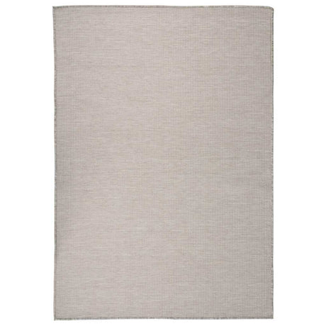 Vidaxx Outdoor-Teppich flach gewebt 140x200 cm hellgrau