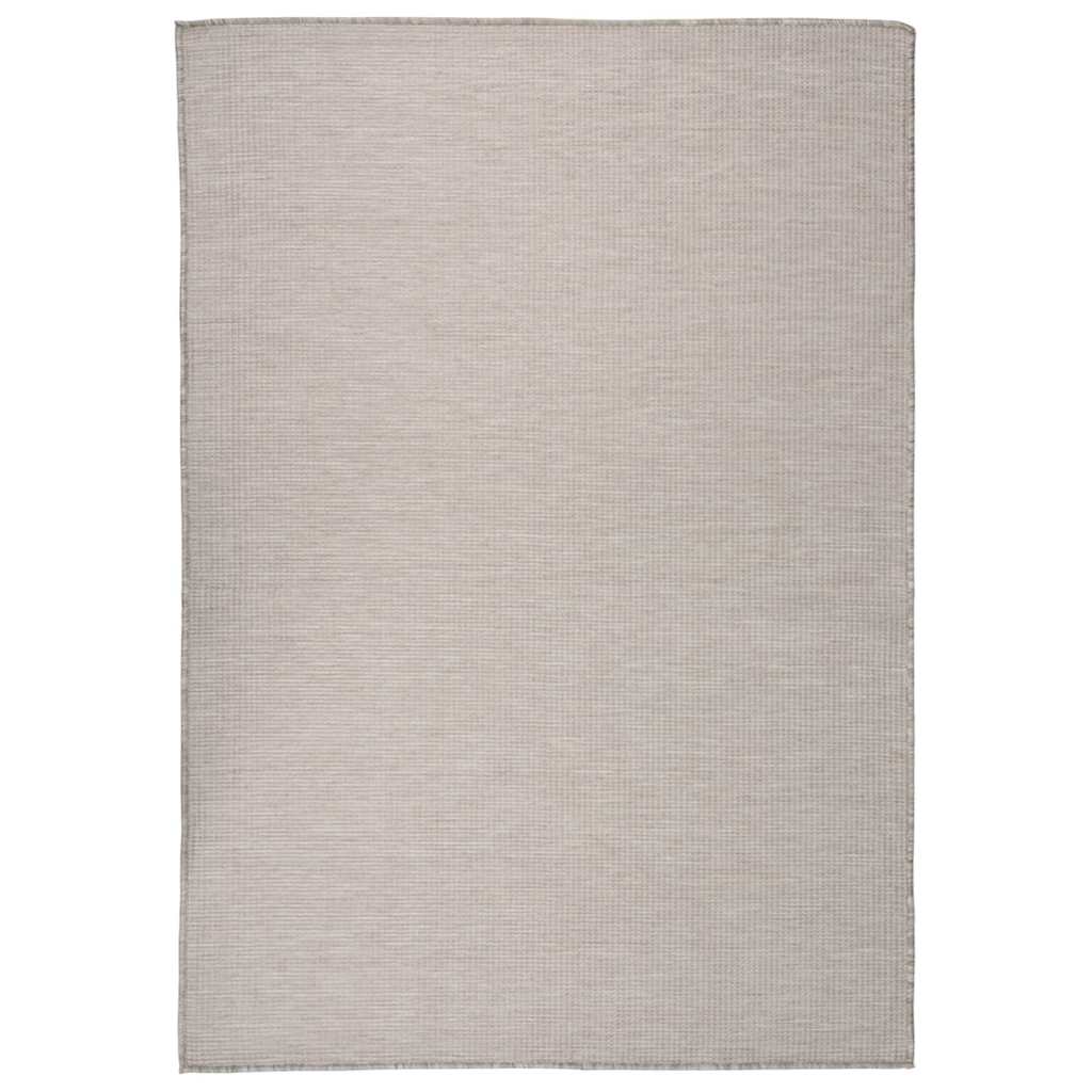 Vidaxx Outdoor-Teppich flach gewebt 160x230 cm hellgrau