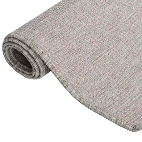 Vidaxx Outdoor-Teppich flach gewebt 160x230 cm hellgrau
