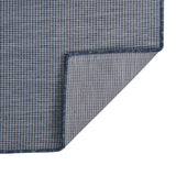 Vidaxl außerhalb des Teppichs flach gewebt 100x200 cm blau