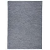 Vidaxl außerhalb des Teppichs flach -200x280 cm blau