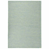 Vidaxl außerhalb des Teppichs flach -200x280 cm Türkis
