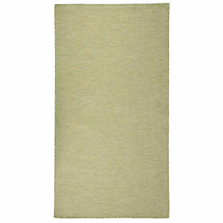 Vidaxl außerhalb des Teppichs flach gewebt 80x150 cm Grün