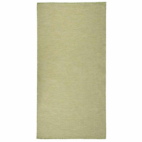 Vidaxl außerhalb des Teppichs flach gewebt 100x200 cm Grün