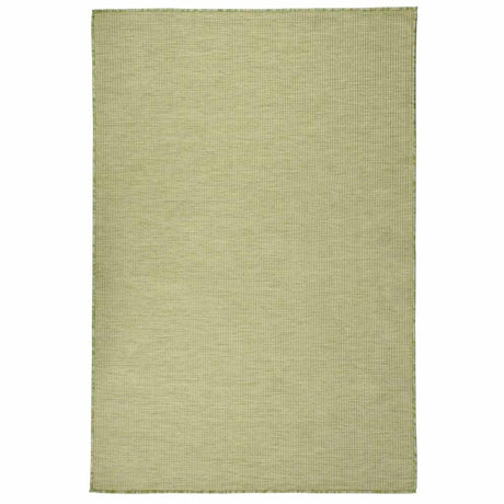 Vidaxl außerhalb des Teppichs flach -120 x 170 cm Grün