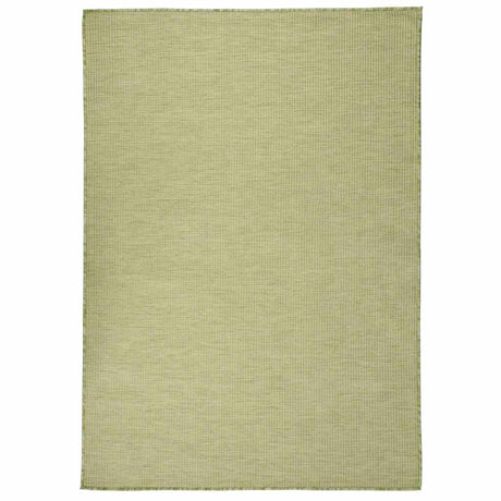 Vidaxl außerhalb des Teppichs flach gewebt 160 x 230 cm Grün