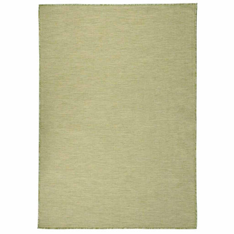 Vidaxl außerhalb des Teppichs flach gewebt 160 x 230 cm Grün