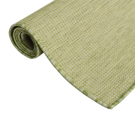 Vidaxl außerhalb des Teppichs flach -200x280 cm grün