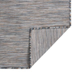 Vidaxx Outdoor-Teppich flach gewebt 80x250 cm braun und blau