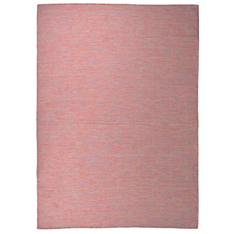 Vidaxl außerhalb des Teppichs flach -200x280 cm rot