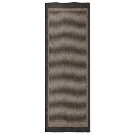 Vidaxx Outdoor-Teppich flach gewebt 80x250 cm dunkelbraun