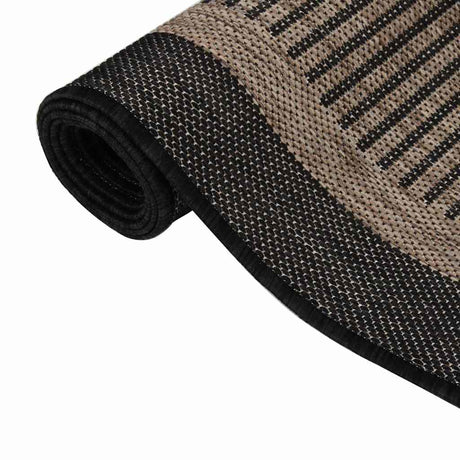 Vidaxx Outdoor-Teppich flach gewebt 80x250 cm dunkelbraun