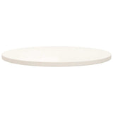 Vidaxl tafelblad ø70x2,5 cm massief grenenhout wit