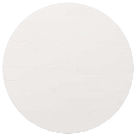 Vidaxl tafelblad ø80x2,5 cm massief grenenhout wit