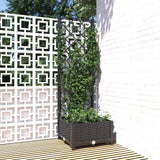 VIDAXL -Planungsbox mit Trellis Black 40x40x121.5 cm pp