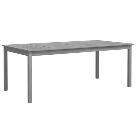 Vidaxl tuintafel 200x100x75 cm massief acaciahout grijs